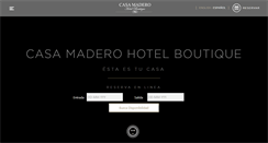 Desktop Screenshot of hotelcasamadero.mx