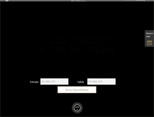 Tablet Screenshot of hotelcasamadero.mx